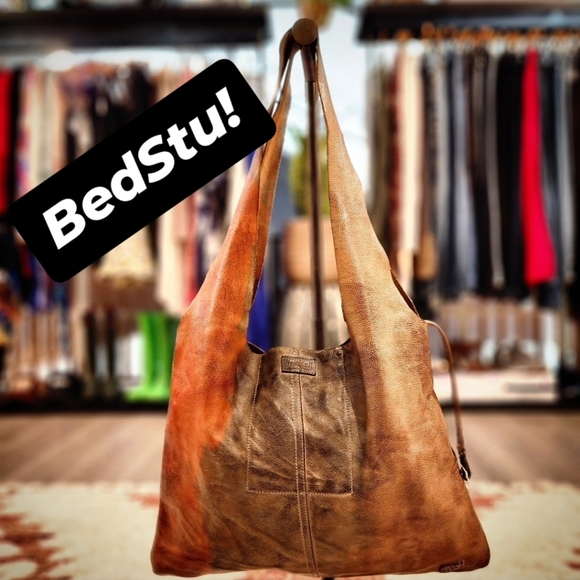 BED|STU Handbags - 💥SOLD💥BED|STU Distressed Ariel Tan Leather Hobo Bag (RARE COLOR)